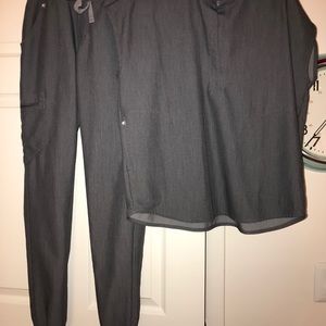 Graphite Figs Scrubs Set